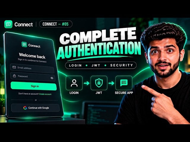 Build a Complete Authentication System for a Chat App | JWT, OTP, Refresh Tokens, CSRF & XSS Attack
