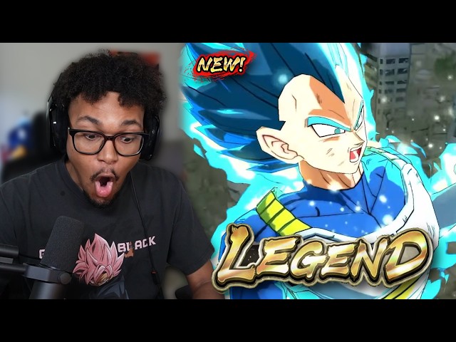 NEW LEGEND Super Saiyan Blue Vegeta Reveal and Reaction on Dragon Ball Legends!