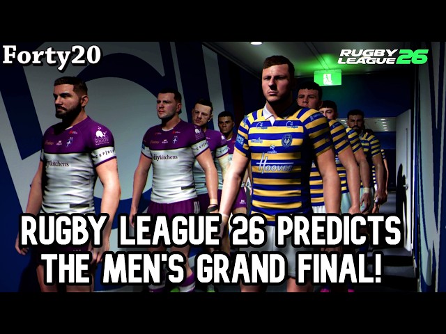 Rugby League 26 predicts the Super League Grand Final - Warrington vs. Wakefield - Forty20 TV