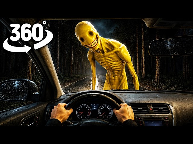 Verity - Night Drive In Creepy Forest ! | 360° VR Animation
