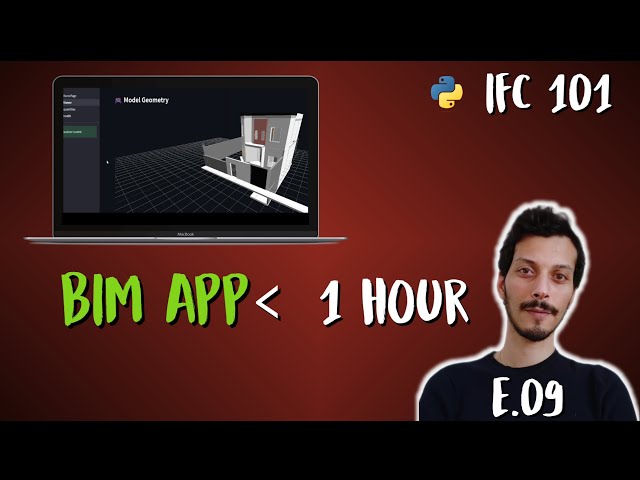 Create a  BIM application with python in under 60 minutes 🕐