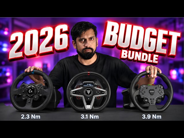 Best Budget Wheel 2026? Logitech G923 vs T248 vs Moza R3
