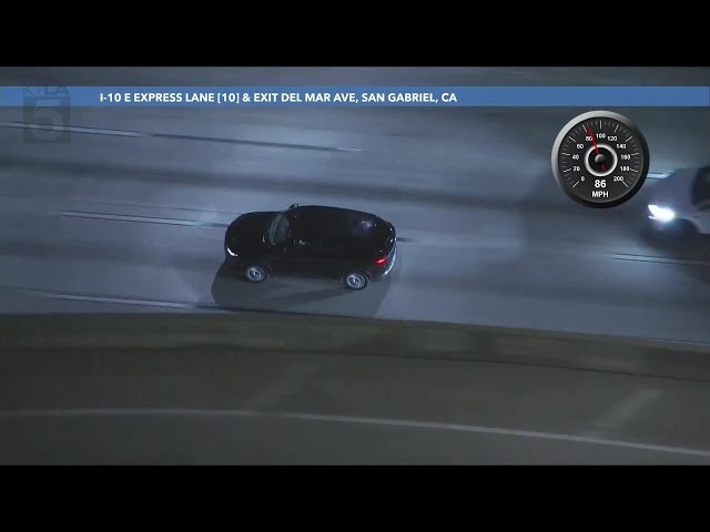 Officers chase high-speed driver in L.A. County