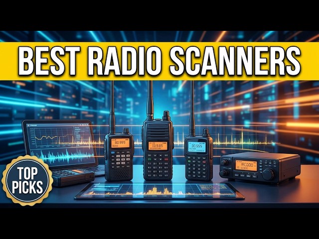 TOP 5 Best Radio Scanners 2026 | Best handheld radio scanner