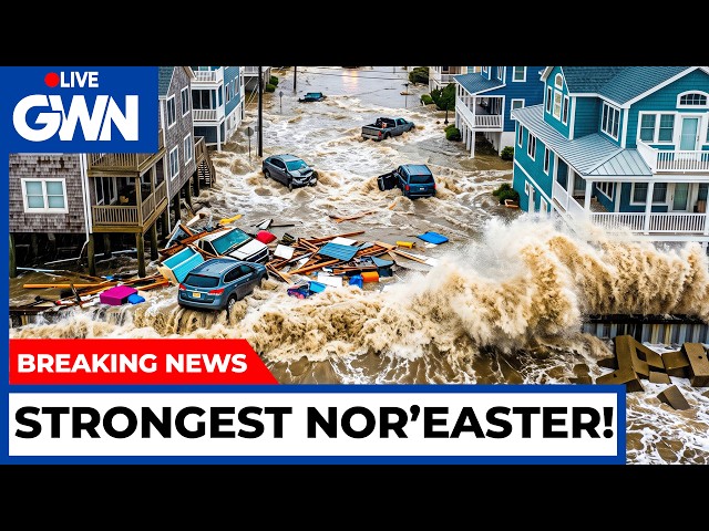 NOR’EASTER BATTERS Virginia – Flooding, Power Outages & Huge Surf (Latest Updates)