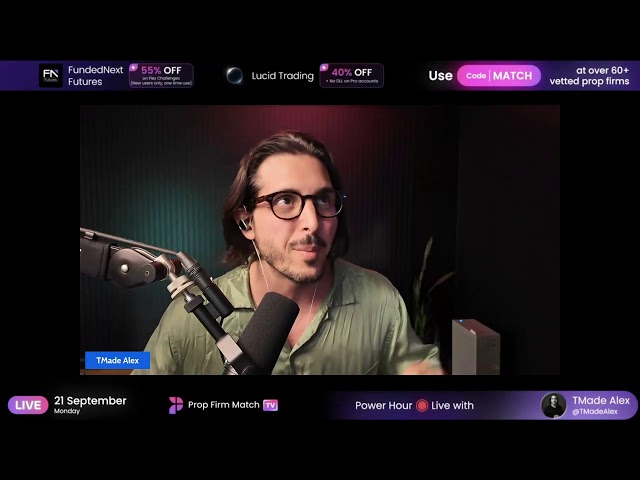 Live Futures Trading | London & New York Session | Prop Firm Match TV | 21/09/2026