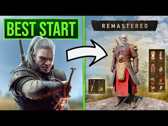 Don't Miss The Best Start in Witcher 3 Remastered Tips!