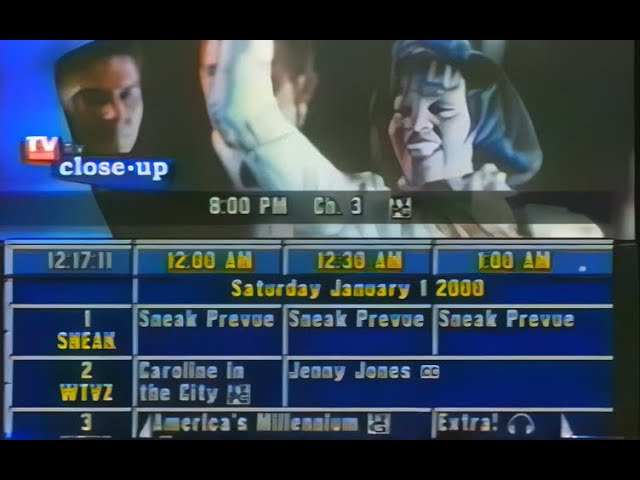 TV Guide Channel:  1/1/2000