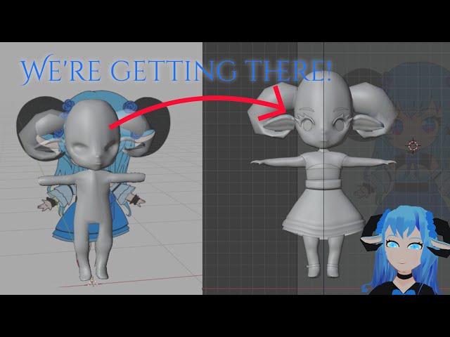 Not-so-perfect how to make a VTuber in Blender tutorial for absolute newbies! part 2