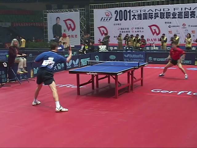 J.O. Waldner (SWE) vs Ma Lin (CHN) | MS R16 | ITTF World Tour Grand Finals 2001