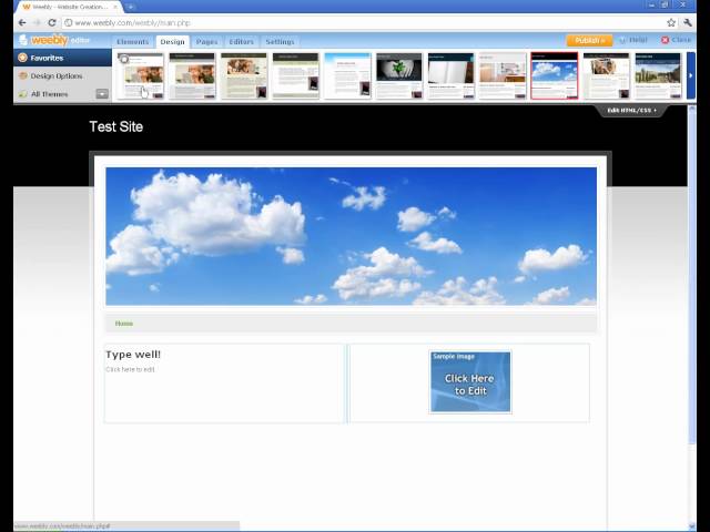 Weebly - The Basics