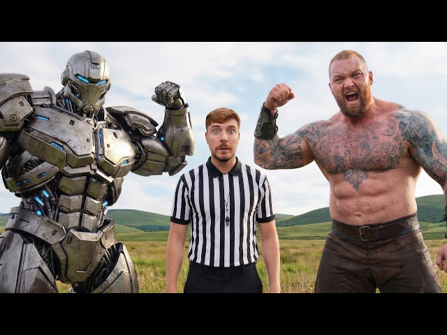 World's Strongest Man Vs Robot