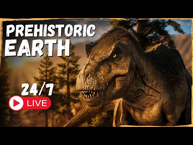LIVE 24/7: Prehistoric Earth | Dinosaur Documentary Marathon