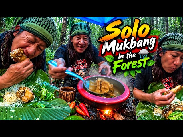 Solo Spicy Mukbang On A Rainy Day