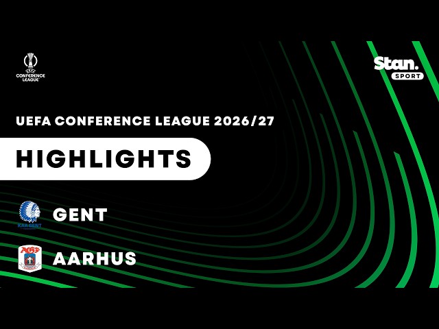 Gent v Aarhus | Highlights | UEFA Conference League 2026/27