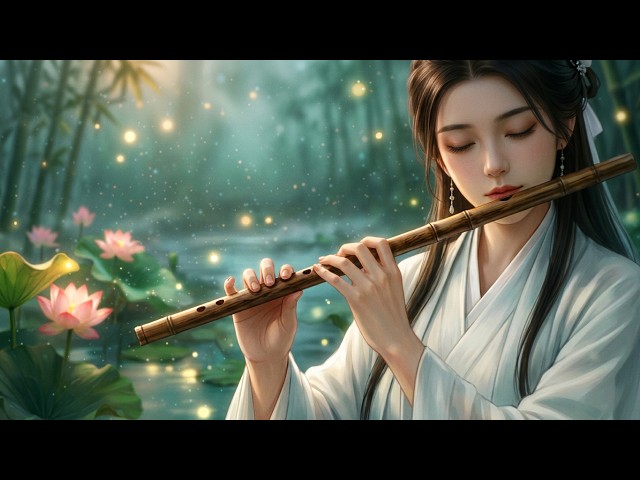 Chinese Zen Music 🏮 Bamboo Flute, Erhu & Guzheng | Deep Sleep & Insomnia Relief