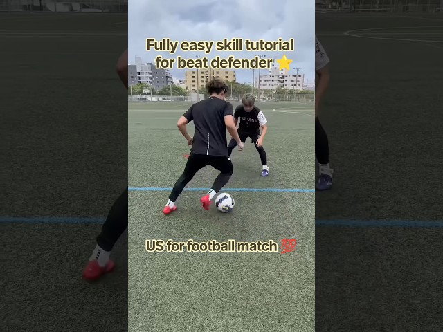football skill tutorial ⚡#football #footballplayer #footballskills #tutorial #soccer #soccerskills