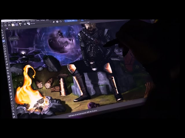 Rendering A Comic Panel: Casting Light