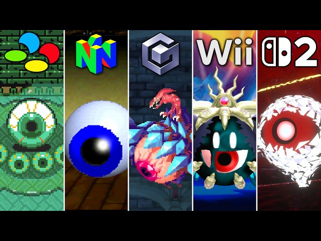 Evolution of Eyeball Bosses in Nintendo Games (1986 - 2026)