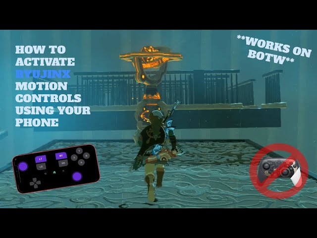 How to Use Your Phone as Motion Controls in Ryujinx Tutorial **ANY GAME**