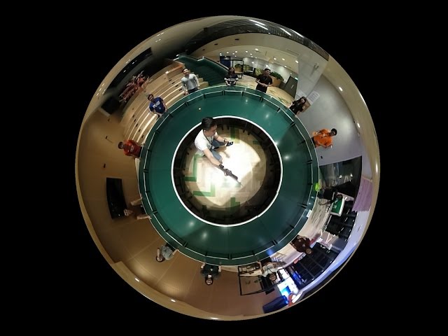 360 video of a 360 ping pong