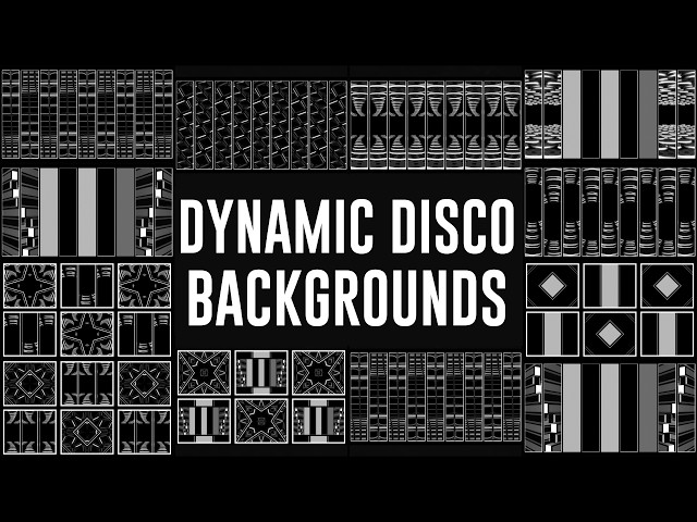 Free Dynamic Disco Backgrounds, Looping Party Visuals (Ae, Pr, Dr, FCPX)