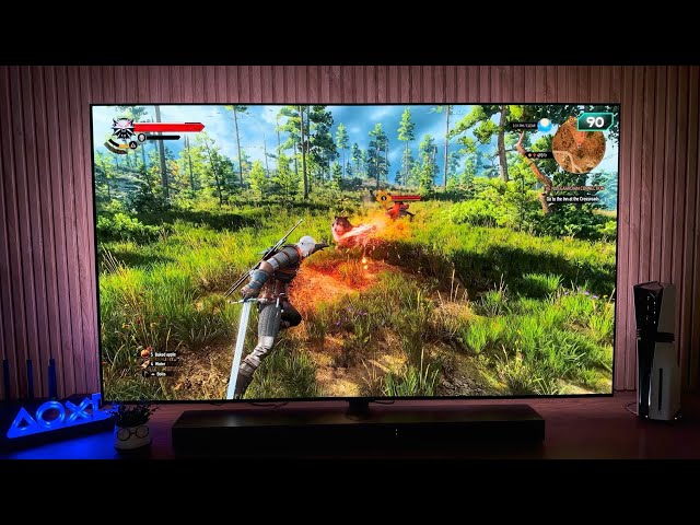 The Witcher 3 Remastered at 90FPS on PS5 Pro 🤯 | LG G6 OLED