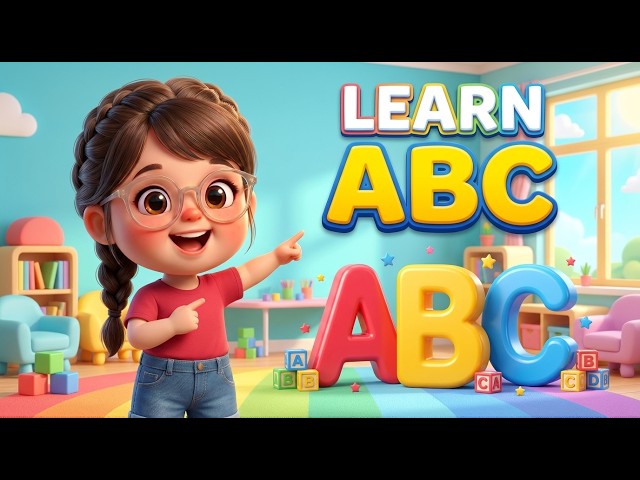 ABC Alphabet for Kids 🔤 | Learn ABC Letters & Sounds | ABC Learning for Toddlers & Preschoolers