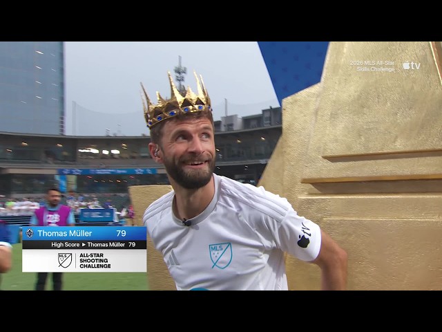 Thomas Müller RECORD BREAKING MLS All-Star Shooting Challenge pres. by @ATT