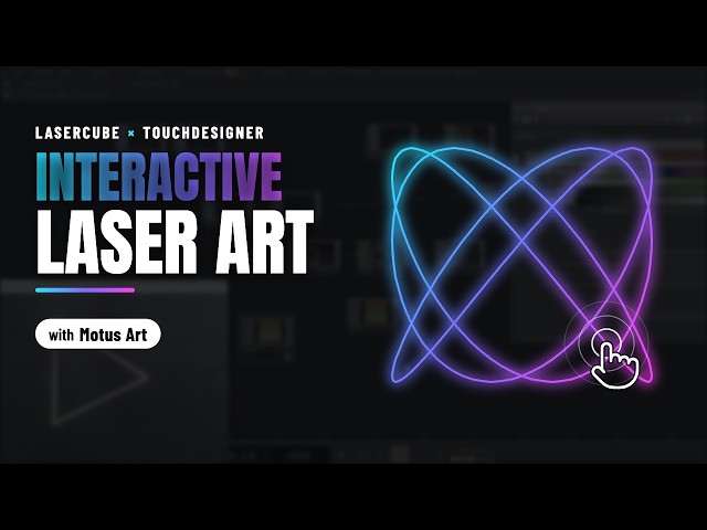 LaserCube and TouchDesigner - creating interactive laser art with Motus Art