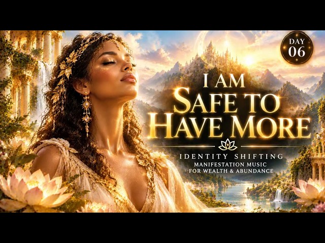 DAY 06 — I AM Safe to Have More ✨  Identity Shifting I Manifestation Music for Wealth & Abundance