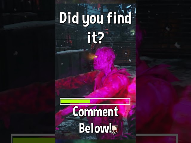 Can You Spot The Mistake In This COD Zombies Image? #codzombies #challenge #gaming