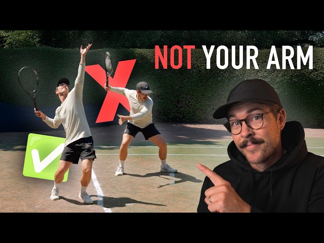 Where Power ACTUALLY Comes From In Tennis (Not Your Arm)