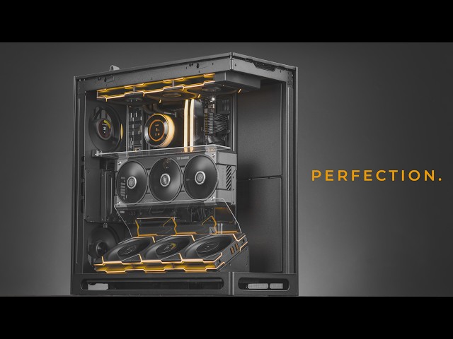 Fishtank Perfection, All-Black Gaming PC Build | HAVN HS360 VGPU