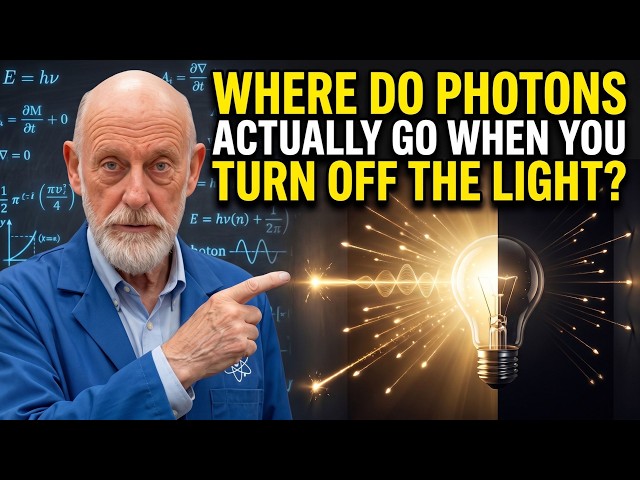 Where Do Photons Actually Go When You Turn Off The Light ?