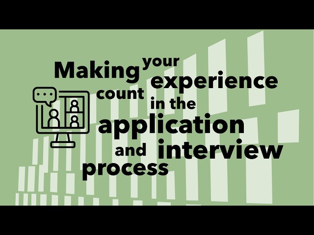 Online-Keynote: Mondelez - Making your experience count in the application and interview process