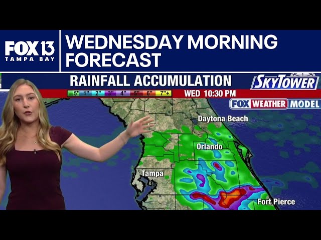 Tampa weather | Wednesday morning forecast
