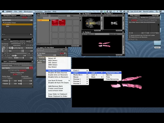 Applying an FX to part of a layer in VDMX // Projection Mapping