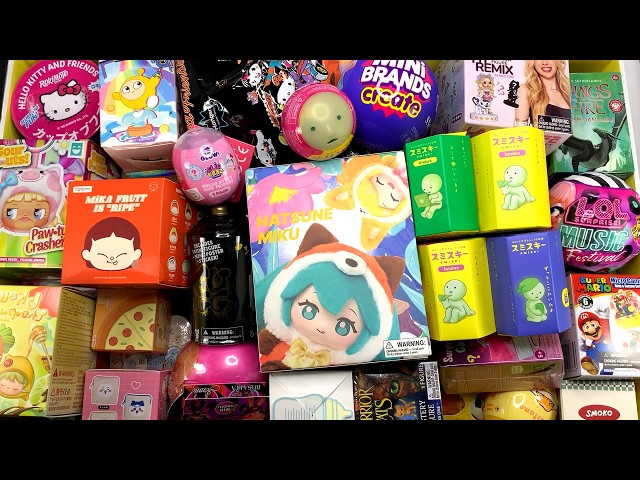 87 minutes of mystery bags ASMR NO TALKING Relaxing Unboxing Sounds