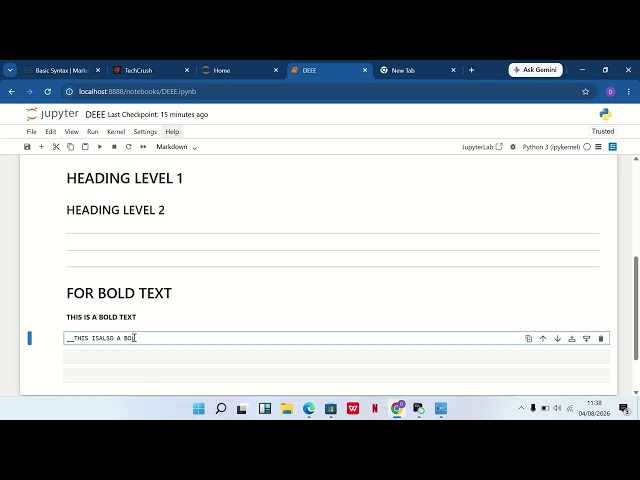 Python Markdown Basics Part 1
