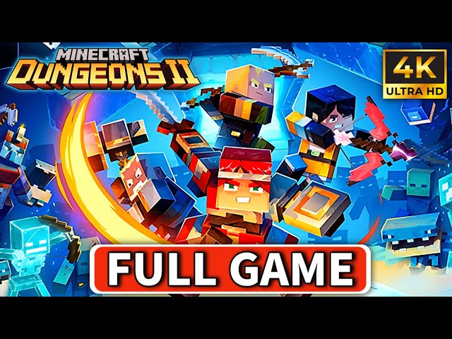 MINECRAFT DUNGEONS 2 Gameplay Walkthrough FULL GAME [PC 4K 60FPS] - No Commentary
