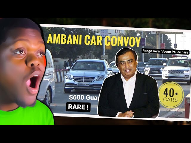 African Reaction To INDIA's RICHEST Man Mukesh AMBANI's Car Convoy