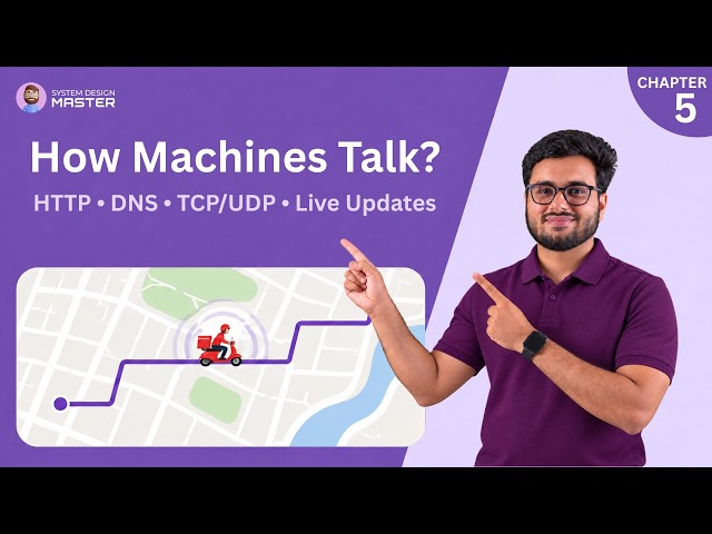 How Machines Talk & share LIVE Updates? Google Engineer explains Networking & System Design