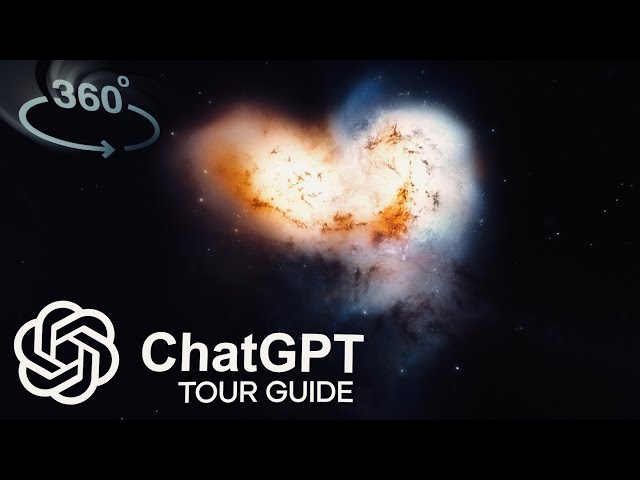 ChatGPT Guides You into the Stunning "Antennae" Galaxy - 360° AI Space Experience [4K]