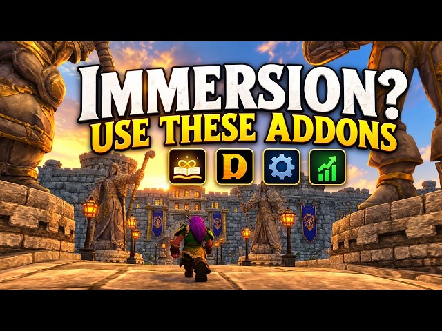 WoW Forever Addons for FULL IMMERSION | Change How You Play!