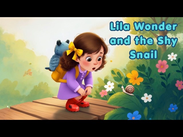 Lila Wonder and the Shy Snail | Kids Story About Patience and Kindness