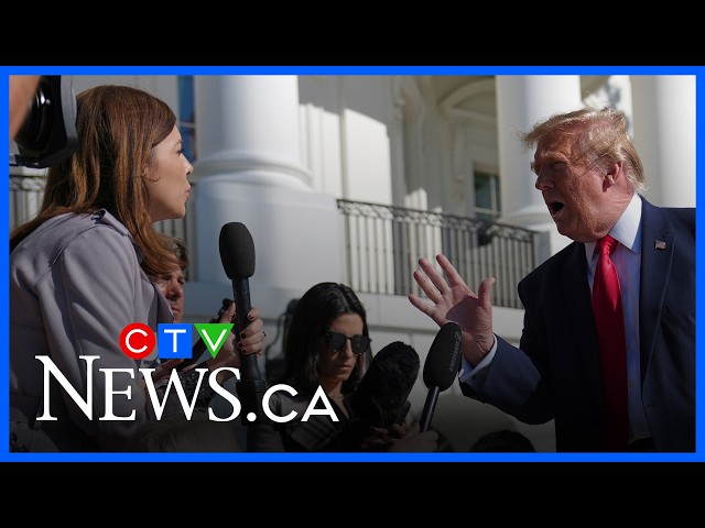 Watch Trump lash out at reporter over controversial Ohio campaign ad