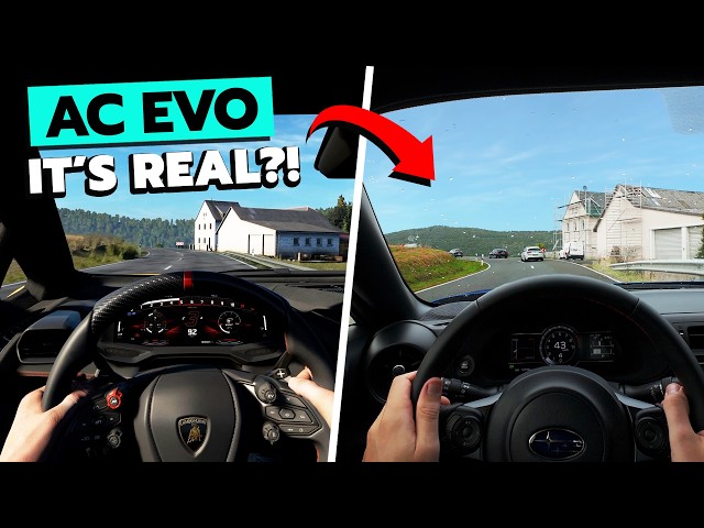 We Drove AC EVO’s Open World In Real Life!