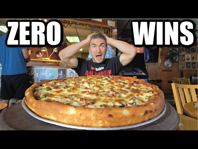 IMPOSSIBLE "SUPER SAVAGE" DEEP DISH PIZZA CHALLENGE | Austin Texas