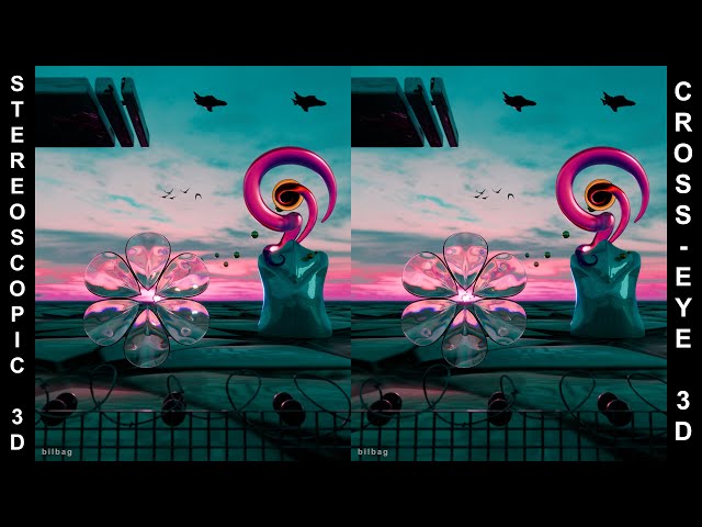 Stereoscopic 3D video ''Breathe'' (Cross-Eyed) 4Κ